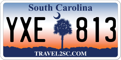 SC license plate YXE813