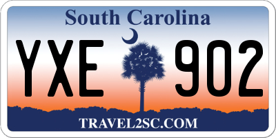 SC license plate YXE902