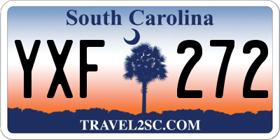 SC license plate YXF272