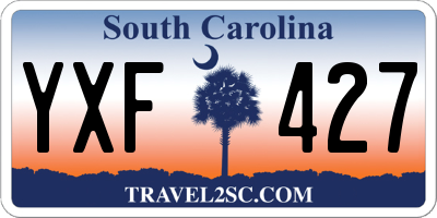 SC license plate YXF427