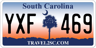SC license plate YXF469