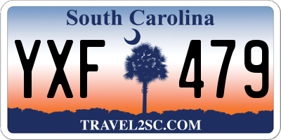 SC license plate YXF479