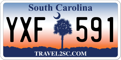 SC license plate YXF591