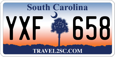 SC license plate YXF658