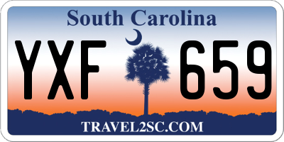 SC license plate YXF659