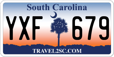 SC license plate YXF679