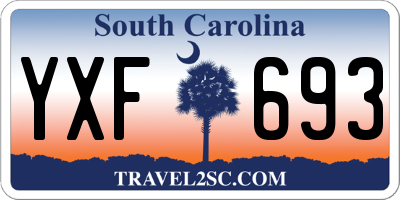 SC license plate YXF693