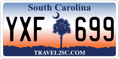SC license plate YXF699