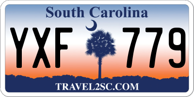 SC license plate YXF779