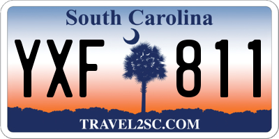 SC license plate YXF811