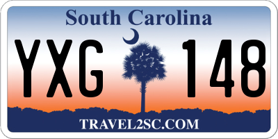 SC license plate YXG148