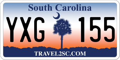 SC license plate YXG155