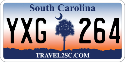 SC license plate YXG264