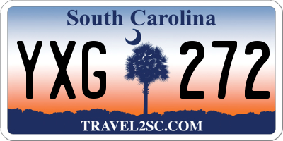 SC license plate YXG272
