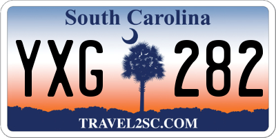 SC license plate YXG282