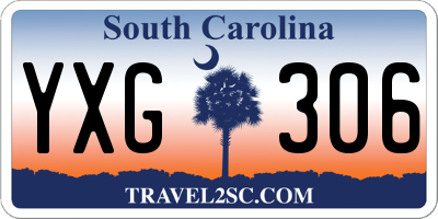 SC license plate YXG306