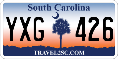 SC license plate YXG426
