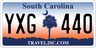 SC license plate YXG440