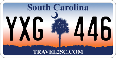 SC license plate YXG446