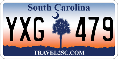 SC license plate YXG479