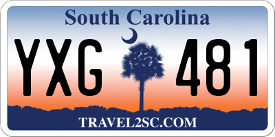 SC license plate YXG481