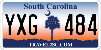 SC license plate YXG484