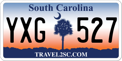 SC license plate YXG527