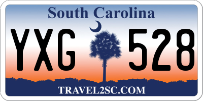 SC license plate YXG528