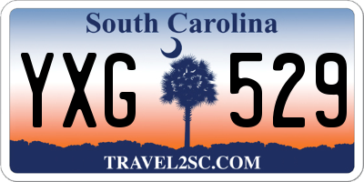 SC license plate YXG529