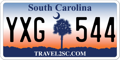 SC license plate YXG544