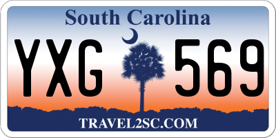SC license plate YXG569