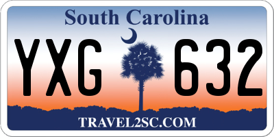 SC license plate YXG632