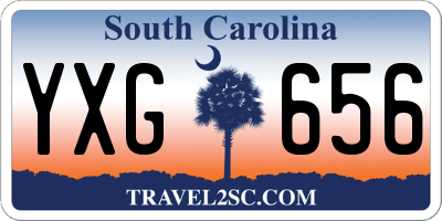 SC license plate YXG656