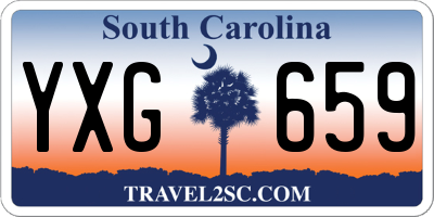 SC license plate YXG659