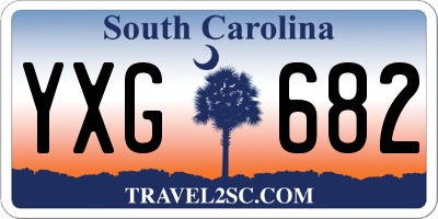 SC license plate YXG682