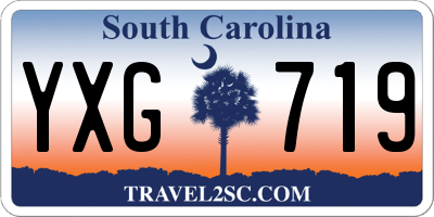 SC license plate YXG719