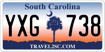 SC license plate YXG738