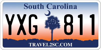 SC license plate YXG811