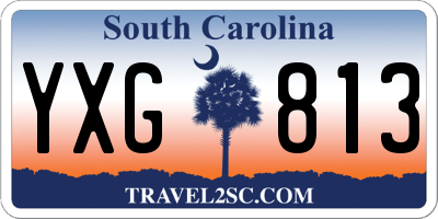 SC license plate YXG813