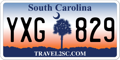 SC license plate YXG829