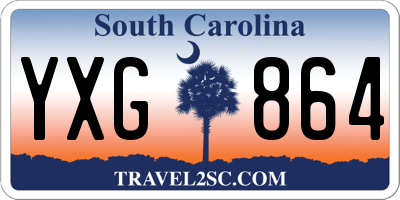 SC license plate YXG864