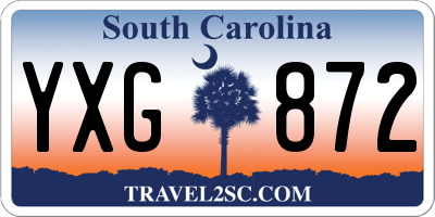 SC license plate YXG872