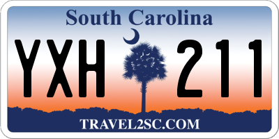 SC license plate YXH211