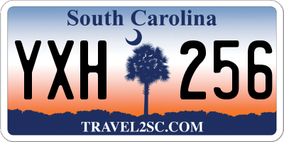 SC license plate YXH256