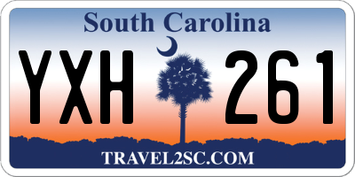 SC license plate YXH261
