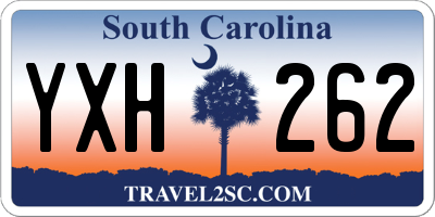 SC license plate YXH262