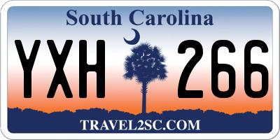 SC license plate YXH266