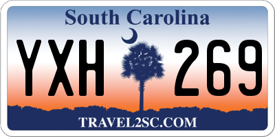 SC license plate YXH269