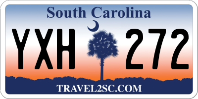 SC license plate YXH272