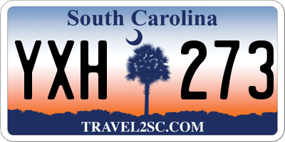 SC license plate YXH273